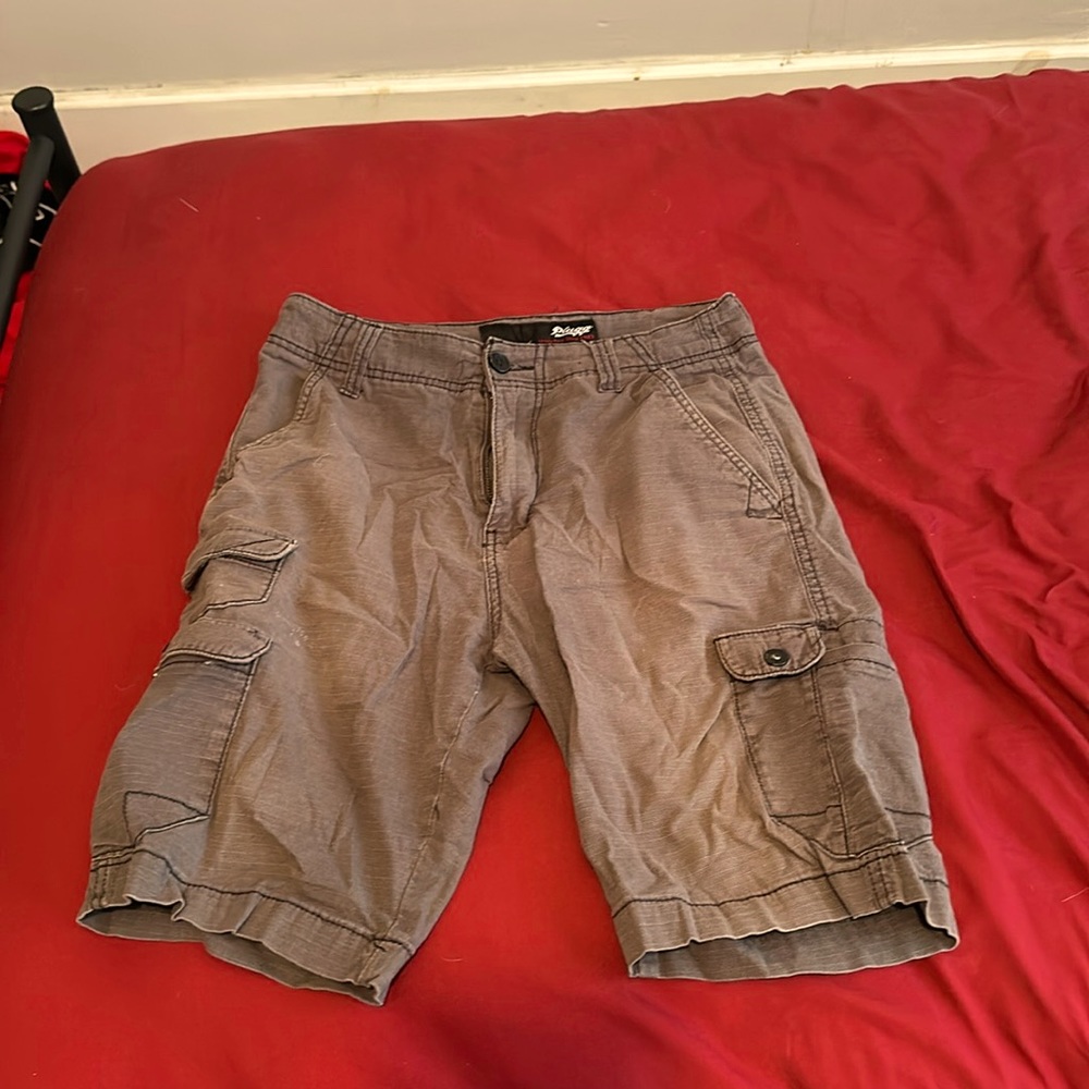 Pair of brown/grey shorts